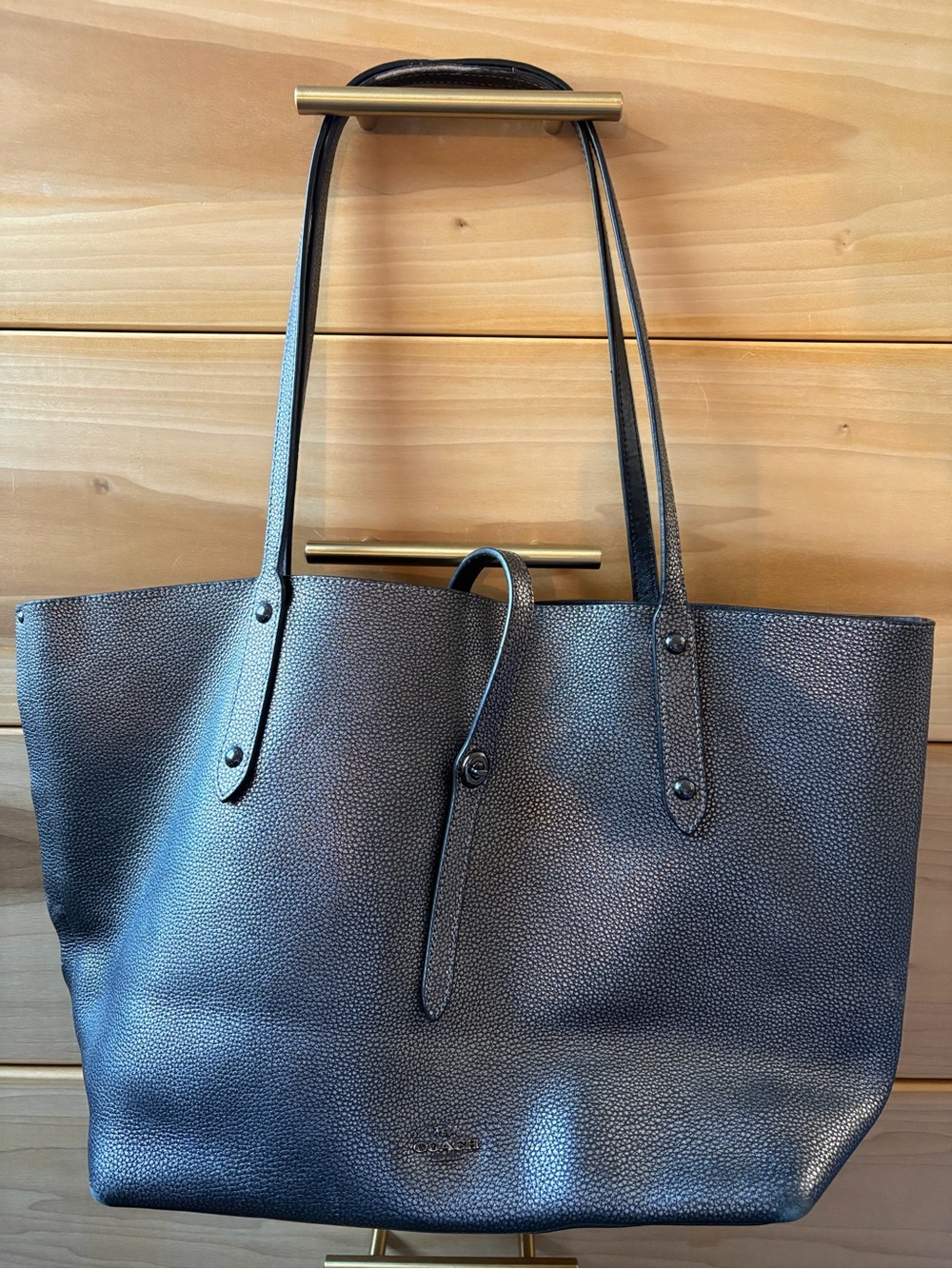 Coach Market leather tote bag